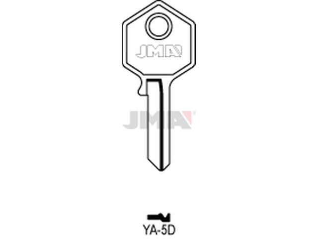YA-5D Cilindričan ključ (Silca YA14R / Errebi YI4RD) 14108