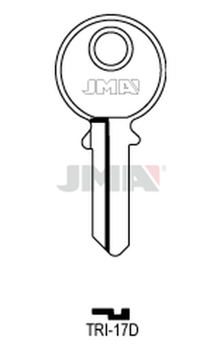 JMA TRI-17D Cilindričan ključ(Errebi TR17/Silca TL15)