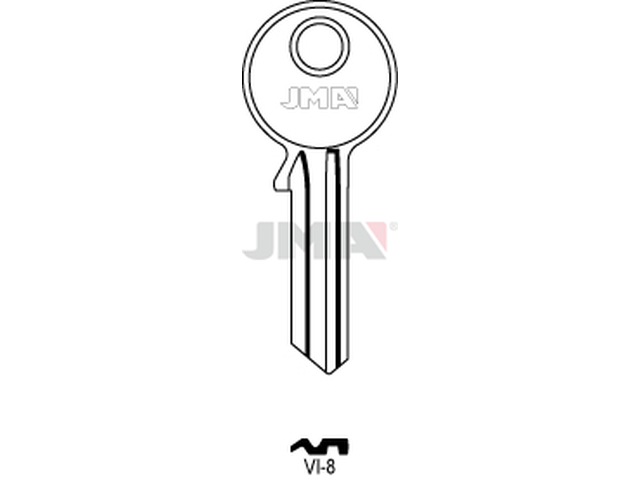 VI-8 Cilindričan ključ (Silca VI3R / Errebi VS5R) 14056