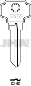JMA DX-6D Cilindričan ključ (Silca DX3 / Errebi D7D)