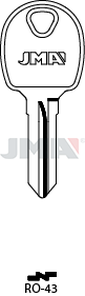 JMA RO-43 Cilindričan ključ (Silca RO84 / Errebi R37)