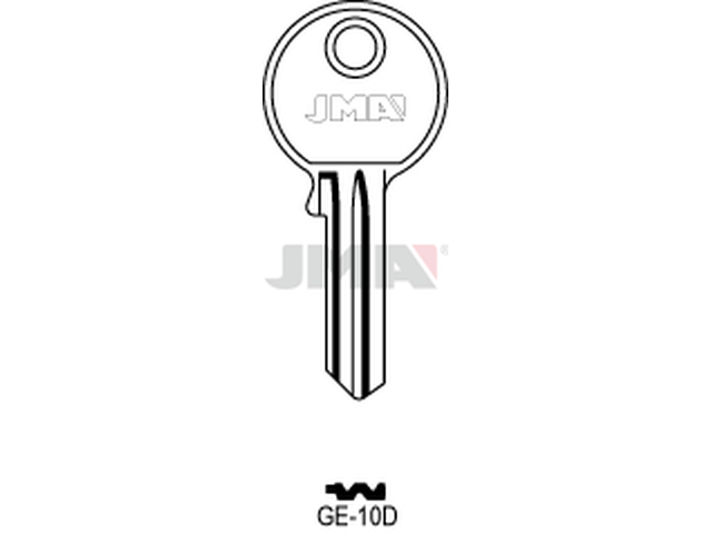 GE-10D Cilindričan ključ (Silca GE118 / Errebi GG49) 13100