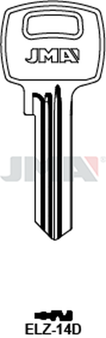JMA ELZ-14D Cilindričan ključ (Silca EL26)