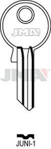 JMA JUNI-1 Cilindričan ključ (Silca JU1R / Errebi JN4R)
