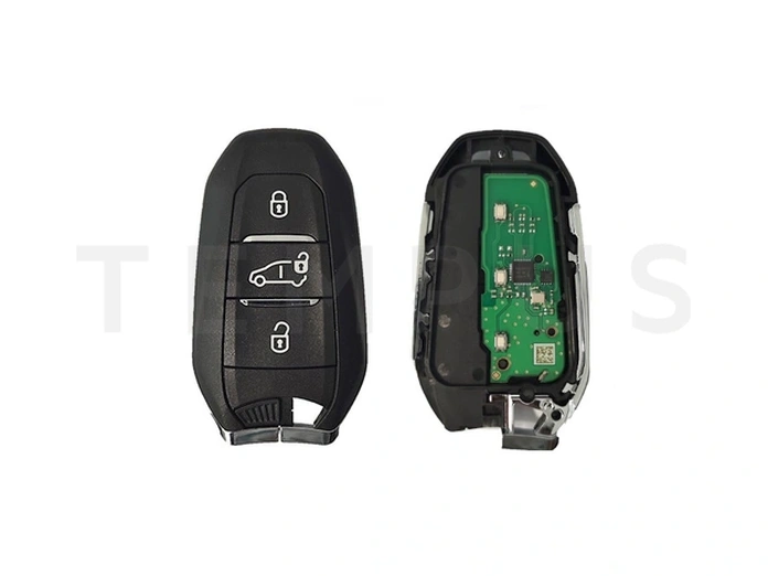 OSTALI EL PEUGEOT 15 A - Peugeot AES handsfree smart daljinac 3 tastera - TERETNA VRATA, aftermarket, A3M15 A3M05 A3M65, Hitag AES 433MHz CIT-1 / VA2