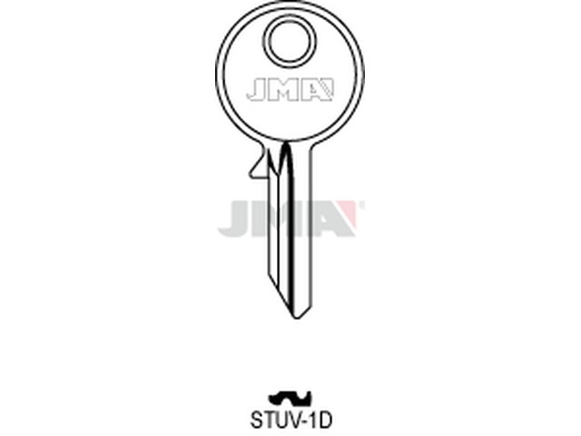 STUV-1D Cilindričan ključ (Silca SV1 / Errebi SV1F, SV1KF) 13721