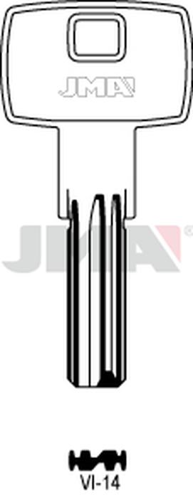 JMA VI-14 Specijalan ključ (Silca VI19 / Errebi V15)