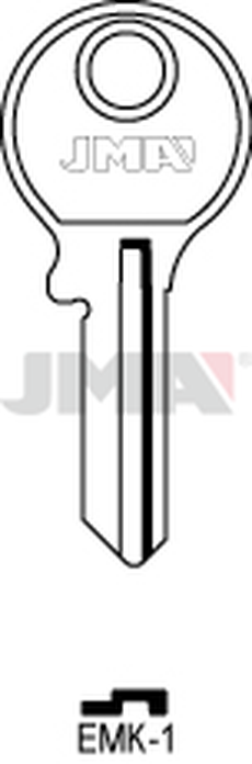 JMA EMK-1 Cilindričan ključ (Silca EMK1)