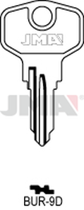 JMA BUR-9D Cilindričan ključ (SilcaBUR24R, BUR54R  / Errebi BG23R)