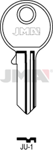 JMA JU-1 Cilindričan ključ (Silca JC1 / Errebi JK4S)