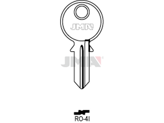 RO-4I Cilindričan ključ (Silca RO5R / Errebi R5) 13646
