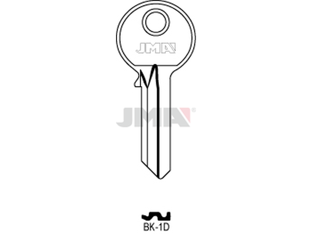 BK-1D Cilindričan ključ (Silca BK1 / Errebi KSC5D) 12591