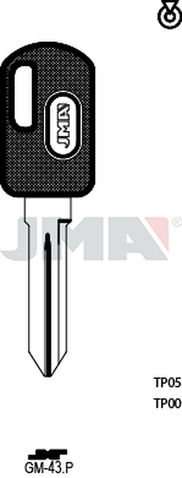 JMA TP00GM-43.P (Silca B103-PT / Errebi T00GM38P)