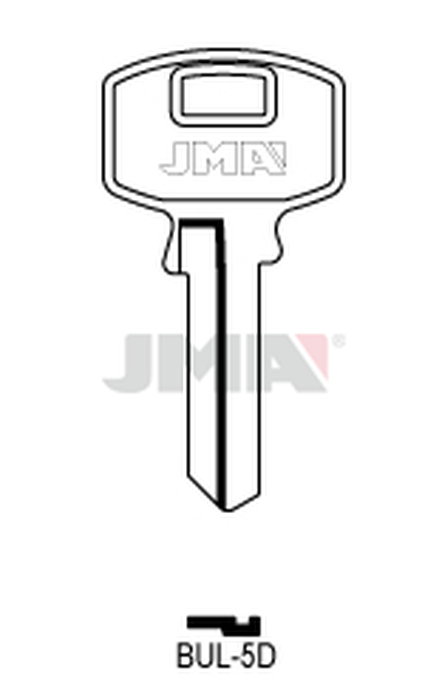 JMA BUL-5D Colindričan ključ (Errebi BUL5)
