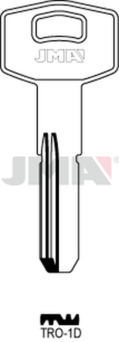 JMA TRO-1D Specijalan ključ (Silca TAR16 / Errebi T8R)