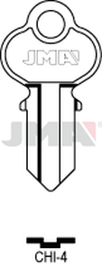 JMA CHI-4 Cilindričan ključ (Silca CH3 / Errebi CHI5)