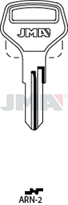 JMA ARN-2 Cilindričan ključ (Silca ART1 / Errebi ARM2)