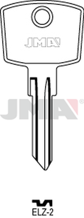 JMA ELZ-2 Cilindričan ključ (Silca EL5R / Errebi EZ8R)