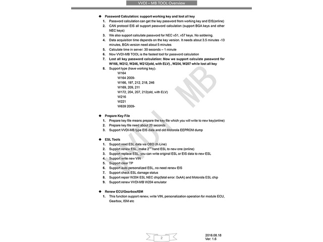 VVDI MB TOOL PROGRAMATOR XDMBC0EN 14609