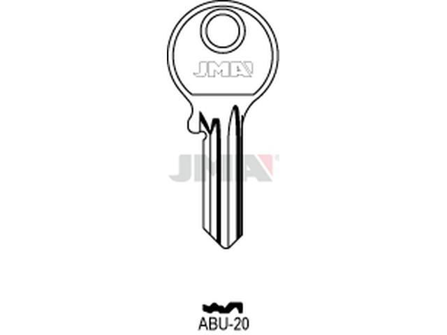 ABU-20 Cilindričan ključ (Silca AB52  / Errebi AU58R ) 12463