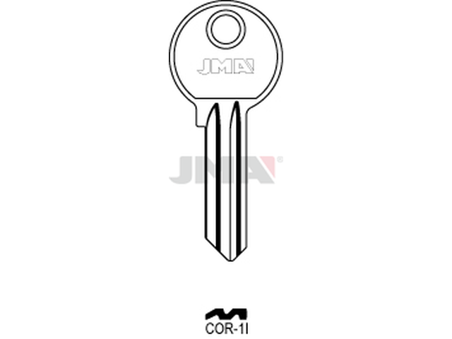 COR-1I Cilindričan ključ (Silca CB6R / Errebi CO6S) 12763