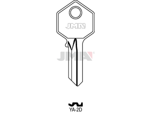 YA-2D Cilindričan ključ (Silca YA6 / Errebi YI4D) 14099