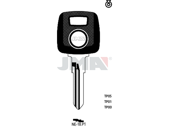 TP00NE-18.P1 (Silca NE51T0 / Errebi T00NE61P) 13898