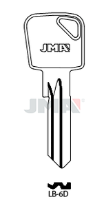 JMA LB-6D Cilindričan ključ (Errebi LOB5/Silca LOB18)