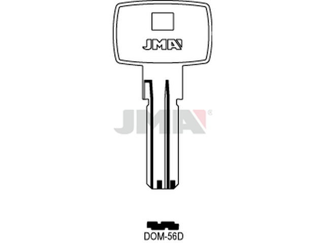 DOM-56D Specijalan ključ (Silca DM49 / Errebi DM39L) 12887