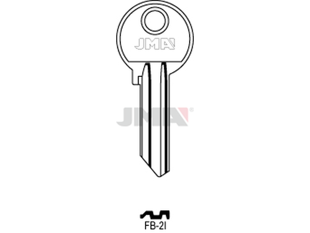 FB-2I Cilindričan ključ (Silca FB15R / Errebi F30R) 13005