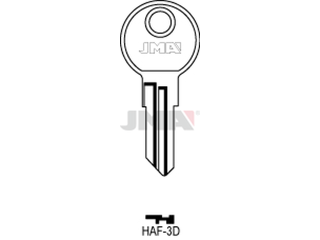 HAF-3D Cilindričan ključ (Silca HF1R / Errebi HAF2R) 13164