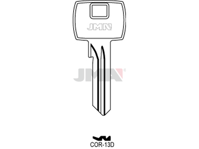 COR-13D Cilindričan ključ (Silca CB30 / Errebi CO22) 12758