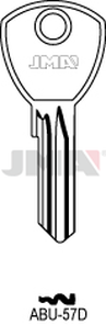JMA ABU-57D Cilindričan ključ (Silca AB76 / Errebi AU86 )