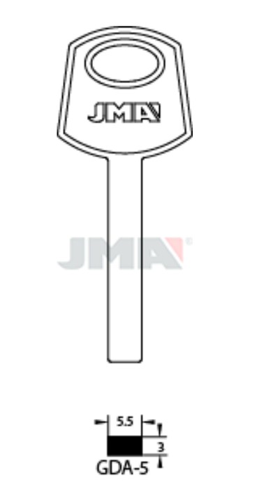JMA GDA-5 Specijalan ključ (Errebi GDA7)