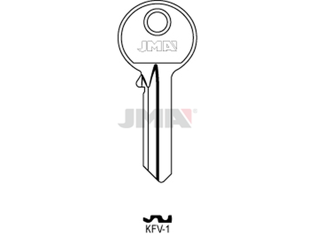 KFV-1 Cilindričan ključ (Silca KF1 / Errebi KF5DN) 13325