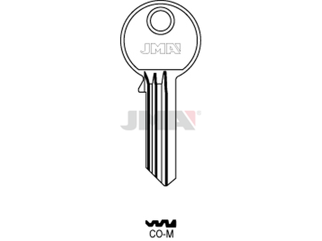 CO-M Cilindričan ključ (Silca ZE12 / Errebi CR1) 12753