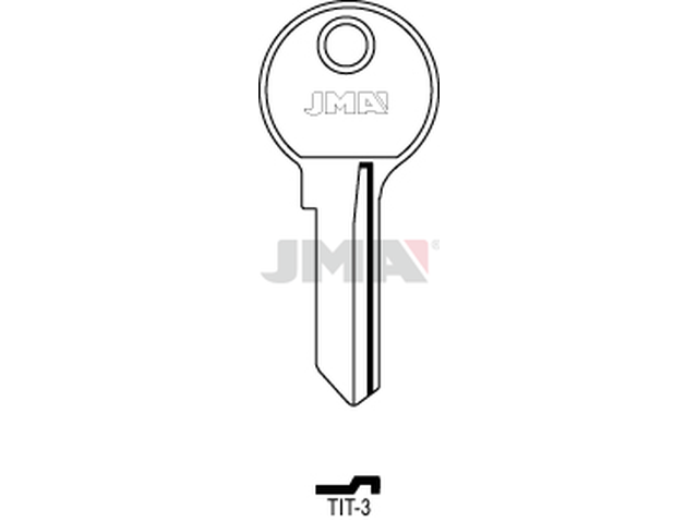 TIT-3 Cilindričan ključ (Silca TN1 / Errebi TT5V) 13768