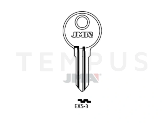 EXS-3 Cilindričan ključ 19787