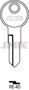 JMA RE-4D Cilindričan ključ (Silca REN4R / Errebi RN4R)