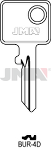 JMA BUR-4D Cilindričan ključ (Silca BUR20 / Errebi BG24)
