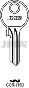 JMA COR-115D Cilindričan ključ (Silca CB80/ Errebi CO33)