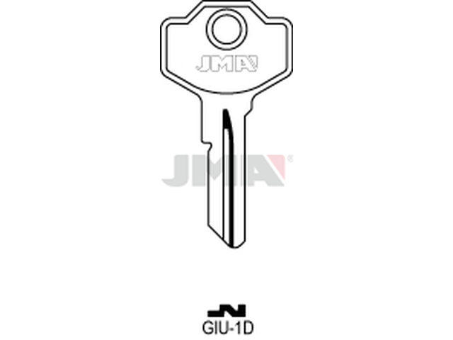 GIU-1D Cilindričan ključ (Silca SM1R, IBF1 / Errebi GU1R, IBF1) 13119