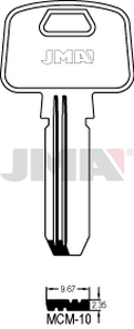 JMA MCM-10 Specijalan ključ (Silca MC10R / Errebi MD13R)