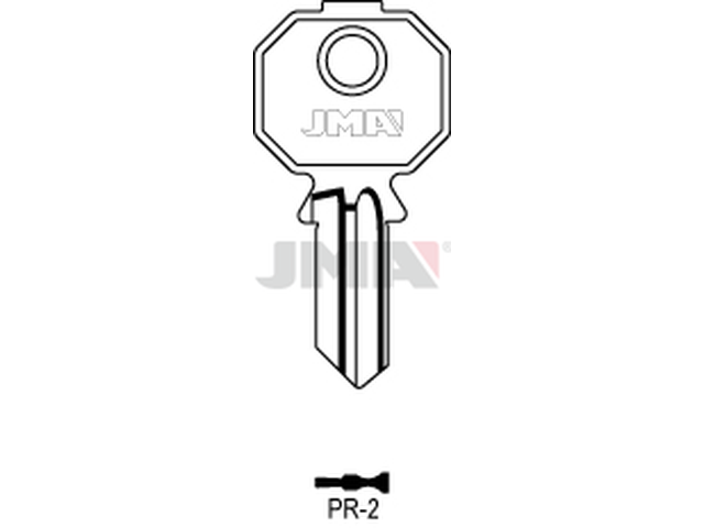 PR-2 Cilindričan ključ (Silca PF5S / Errebi PS3M) 13601