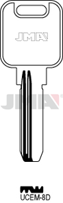 JMA UCEM-8D Specijalan ključ (Silca UC5R / Errebi UE7R)