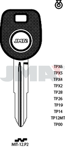 JMA TP00MIT-12.P2 (Silca MIT8-PT / Errebi T00MIT15P)