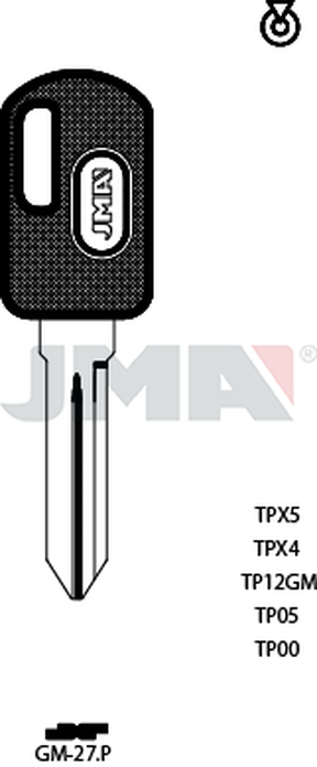 JMA TP00GM-27.P (Silca B97-PT / Errebi T00GM33P)
