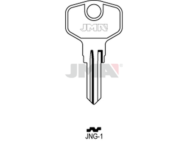 JNG-1 Cilindričan ključ (Silca JU11 / Errebi JNG4) 13273