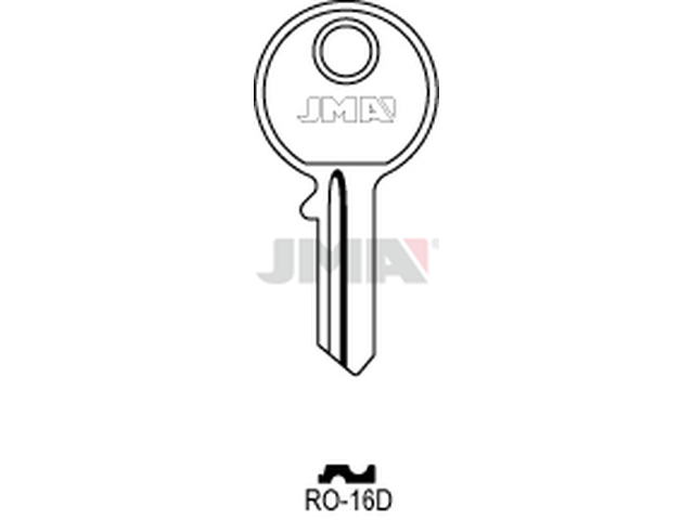 RO-16D Cilindričan ključ (Silca RO21 / Errebi R12) 13635