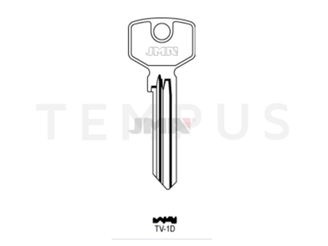 TV-1D Cilindričan ključ (Silca TR9 / Errebi TV6) 19542
